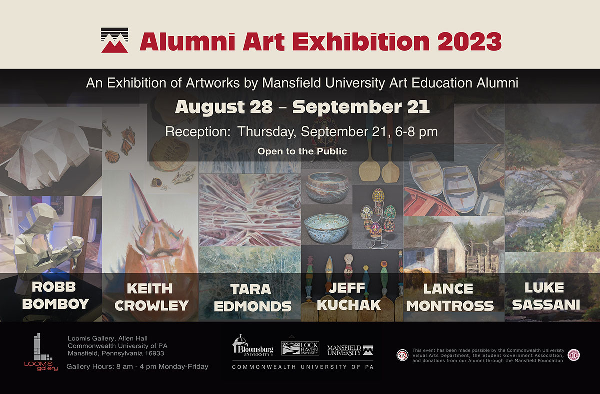 Image of the Alumni Exhibition Poster 2023
